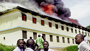 School Fires rage in more than 30 schools in Uganda
